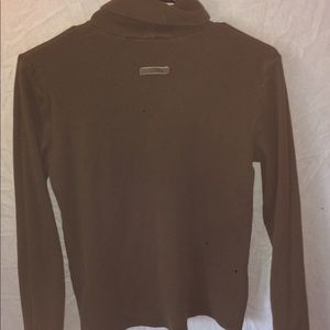 Olive turtleneck sweater